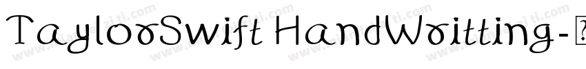 TaylorSwift HandWritting字体转换